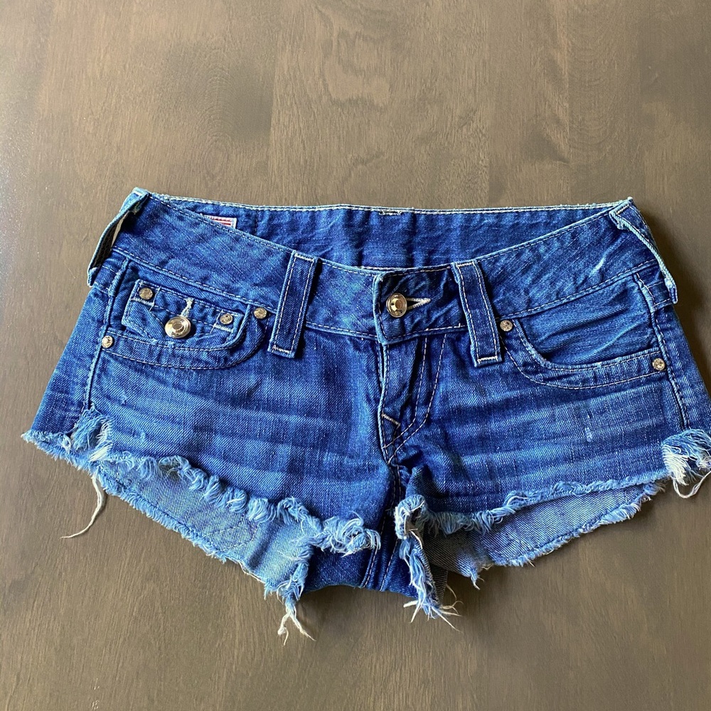 True Religion Rhinestone Shorts